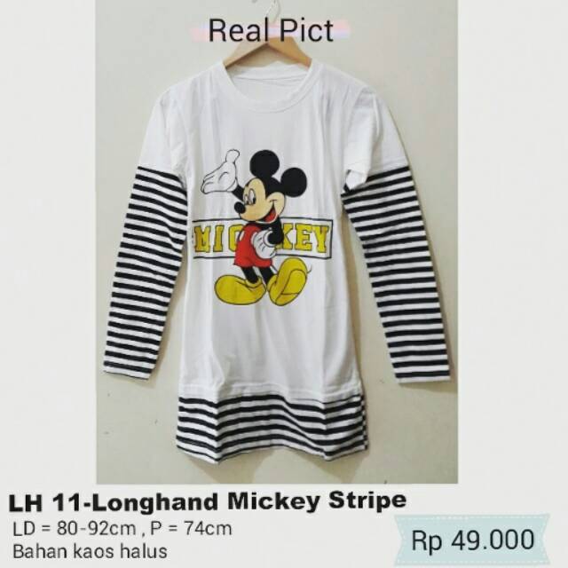 Longhand mickey stripe