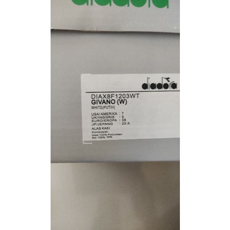 diadora givano white