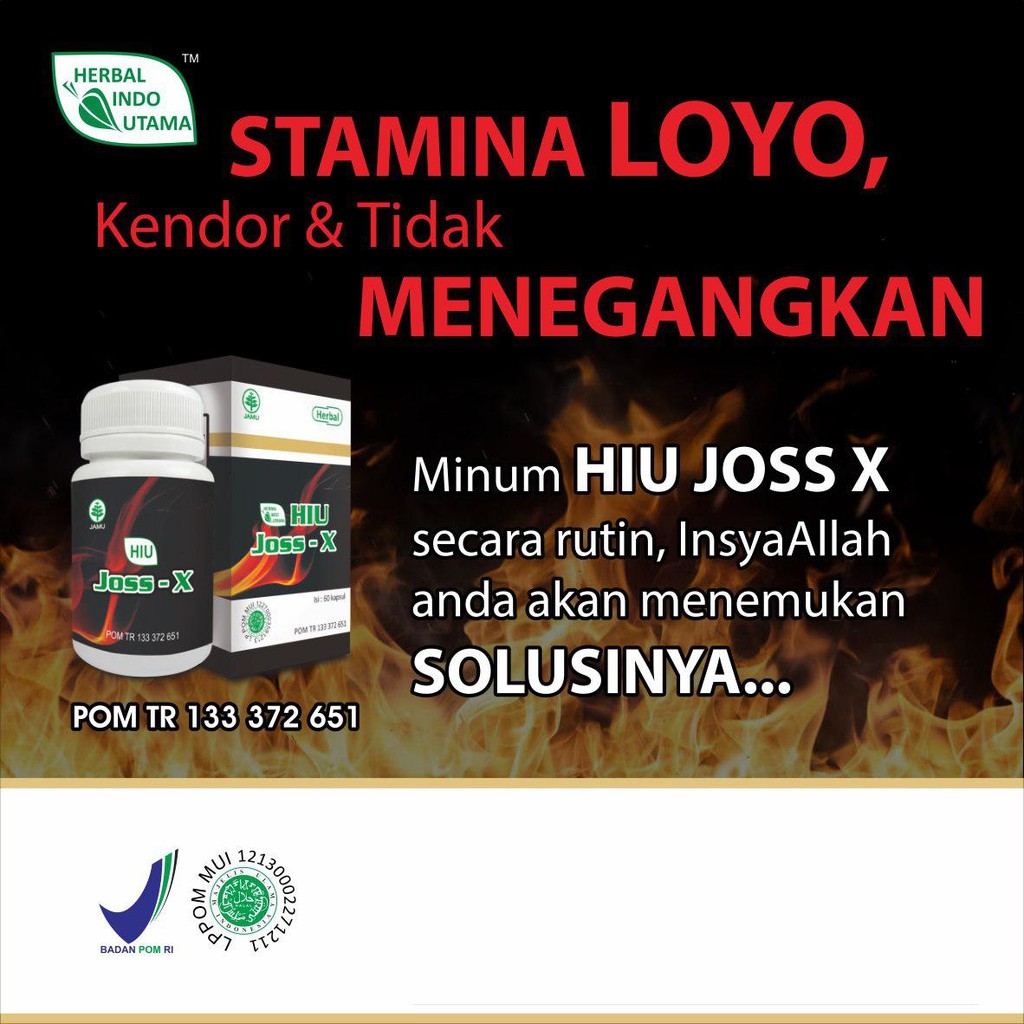 HIU Joss X, Obat Herbal untuk Mengatasi Ejakulasi Dini, Disfungsi Ereksi-2