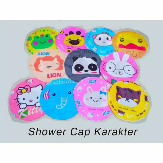 Shower Cap Character / karakter animal