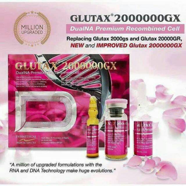 Glutax 2000000GX/ injeksi whitening