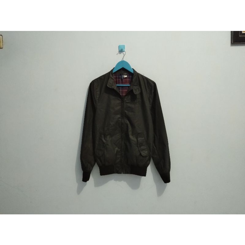 Jaket Harrington H&M Divided (bahan coated)