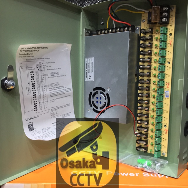 Power Supply Box 12V 20A switching