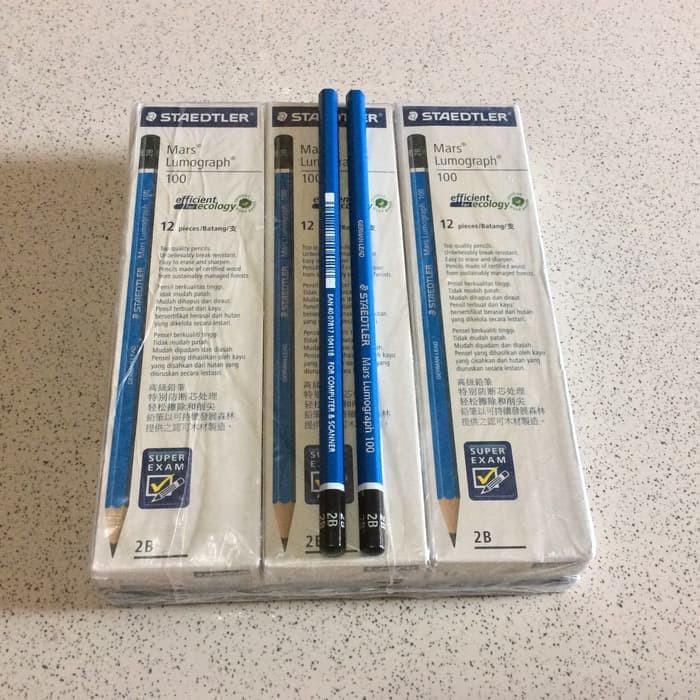 

Pensil 2B Staedtler Lumograph