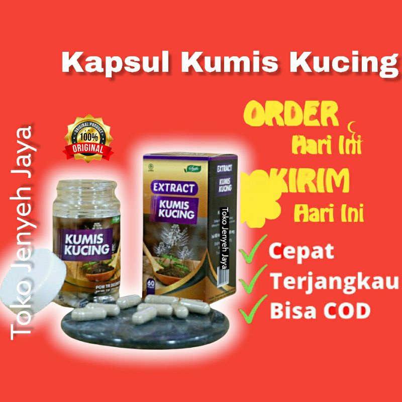 BERHOLOGRAM SEGEL | EXTRACT KUMIS KUCING ORIGINAL / KAPSUL KUMIS KUCING