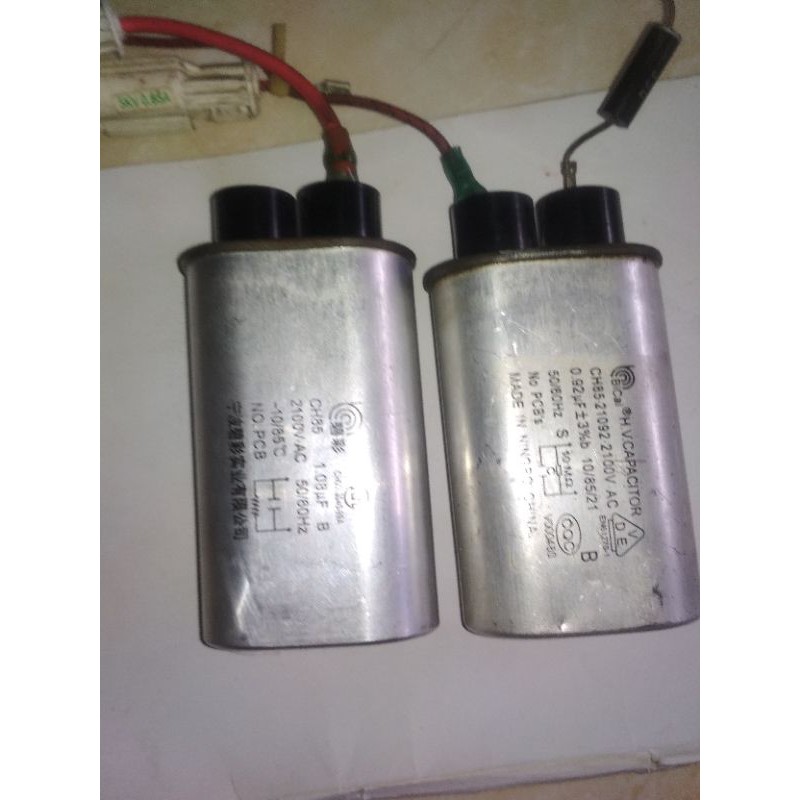 Set Capasitor dan dioda HV &amp; High Voltage dan 41ex Microwave