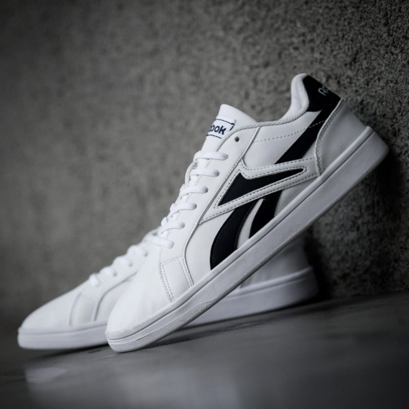 Sepatu Reebok Royal Complete 2 White Black Original OEM Sneakers Pria