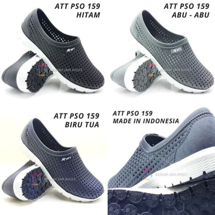 sogo ATT PSO 159 SEPATU KARET SLIP ON Sepatu Cowok Casual Anti Air Empuk Tidak Lecet Ringan