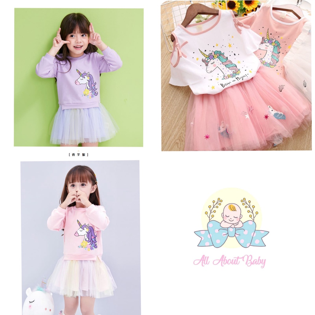 1-8TH SETELAN ROK + KAOS ANAK PEREMPUAN / DRESS TUTU ANAK PEREMPUAN / DRESS KUDA PONI ANAK PEREMPUAN IMPORT HIGH QUALITY