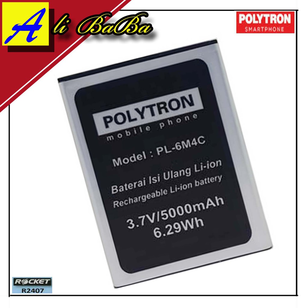 Baterai Handphone Polytron Rocket R3 R2407 Pl 6m4c Pl 604 Double Power Polytron Batre Hp Polytron Shopee Indonesia