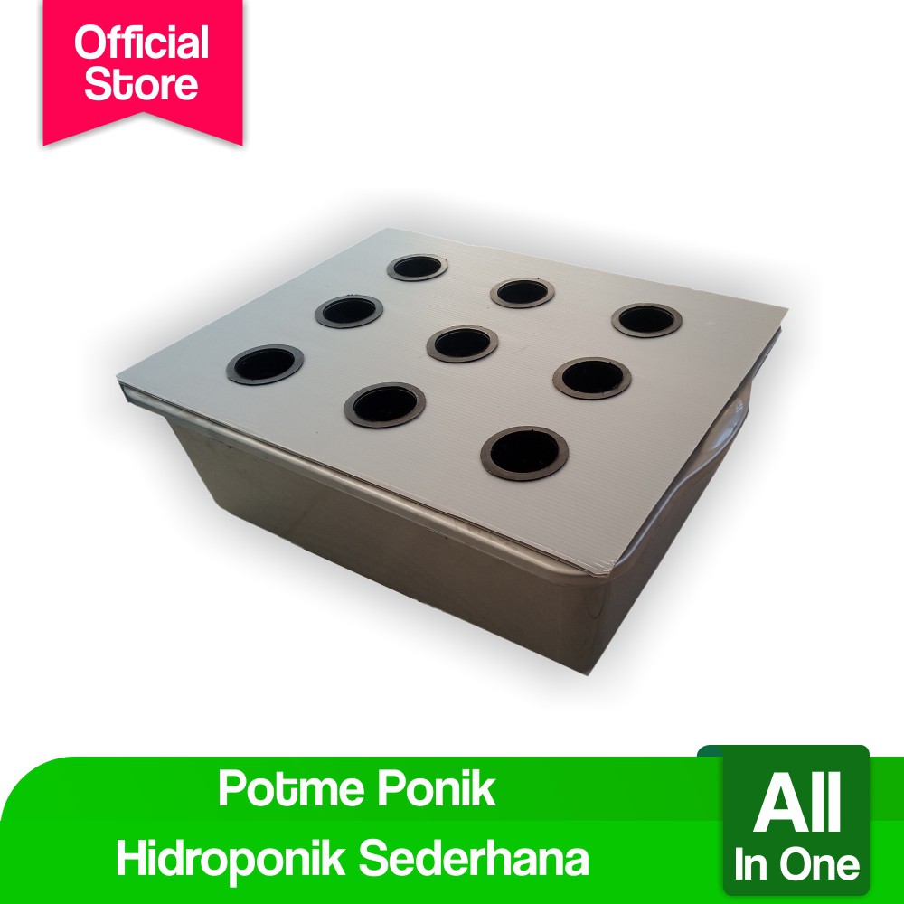 

Paket Pemula Hidroponik Sederhana (Potme Farm)