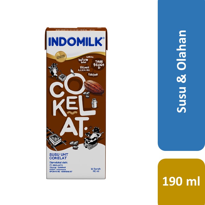 

Indomilk Susu UHT Cokelat 190 mL