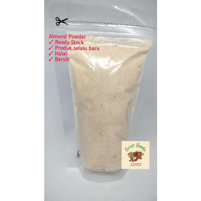 

BISA COD READY Pure 100% Almond Powder 500gram / Tepung Almond / Almond Flour