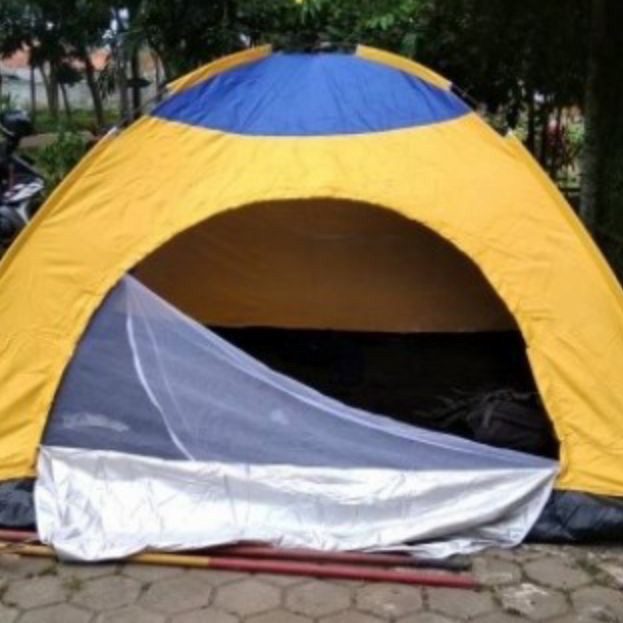 【COD】 Tenda Dome Single Layer 8 / 10 / 12 Orang` Anak Dan Dewasa 8P 10P 12P` Outdoor Camping Tent Indoor Kemah