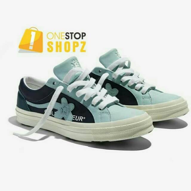 Que pasa Día del Maestro techo Jual CONVERSE ONE STAR OX GOLF LE FLEUR INDUSTRIAL PACK BARELY BLUE  SNEAKERS SHOES OSS | Shopee Indonesia
