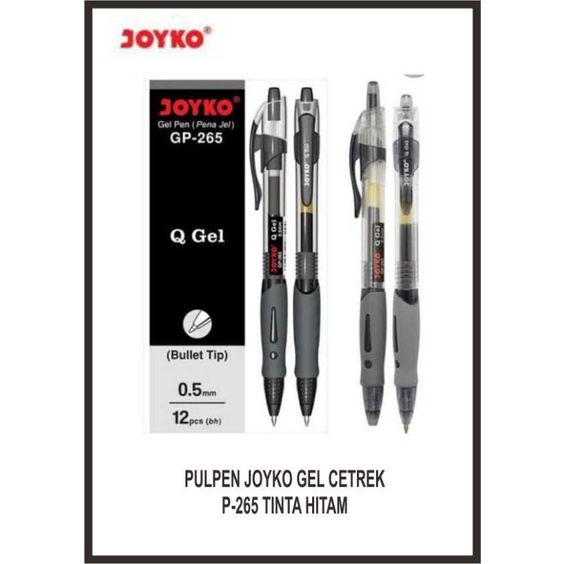 

Pulpen Joyko Gel P265 Cetrek