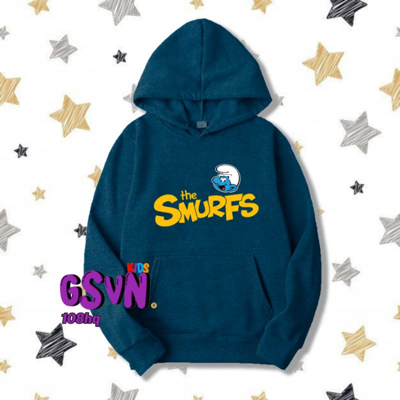 Jaket Anak - Hoodie The Smurfs Cartoon - Article 520