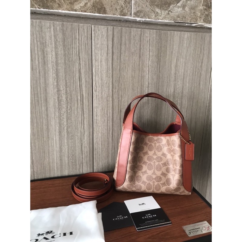 Preloved Coach Hadley Tan Rust