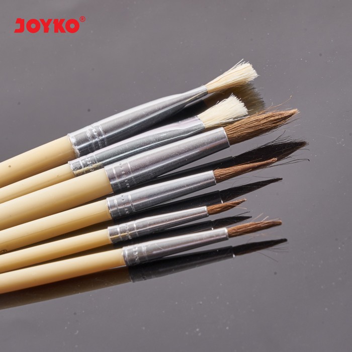 Kuas Cat Air Joyko Set 6/ Kuas Lukis/ Joyko Brush Set 6 BR-1