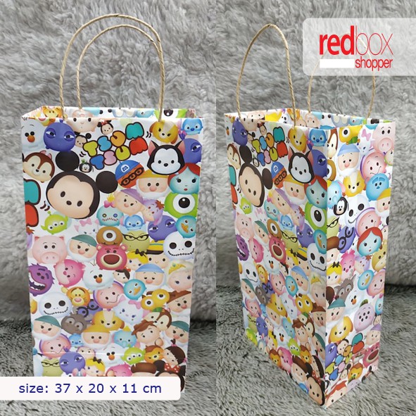 

Paper Bag Motif Mickey Mouse - Tsum Tsum - Winny The Pooh