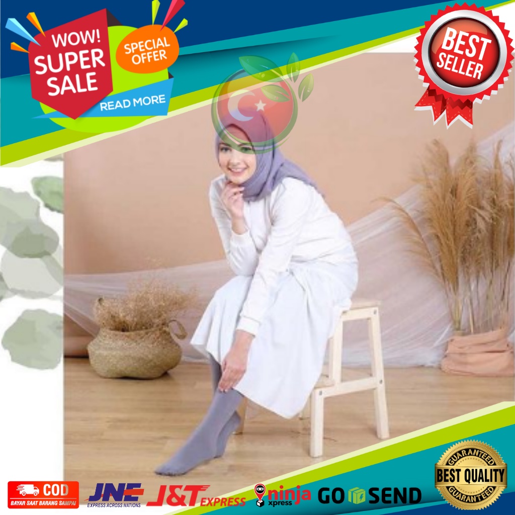 KAOS KAKI TURKI DORE ORIGINAL - KAOS KAKI RASA STOCKING, ANTI SLIP, ANTI BAKTERI, NYAMAN &amp; ELEGAN