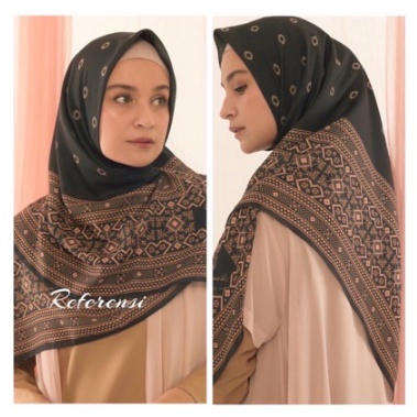 TERBARUU Hijab Voal Motif CHANEL NEW Jilbab kerudung segiempat voal motif / kerudung deenay kw Makas