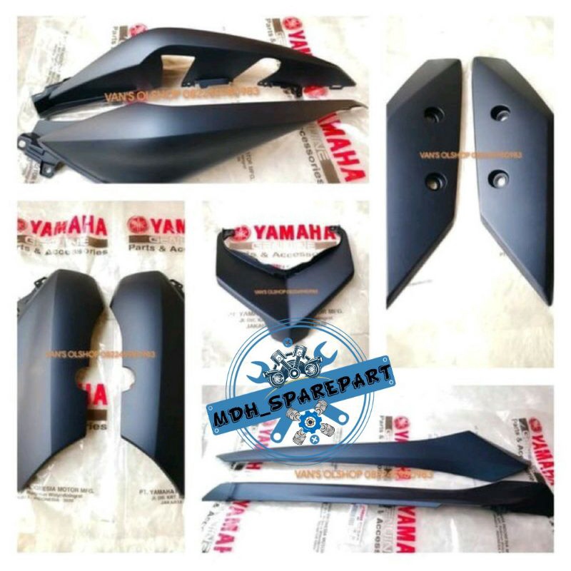 body xmax full set body halus xmax 250 blue doff original