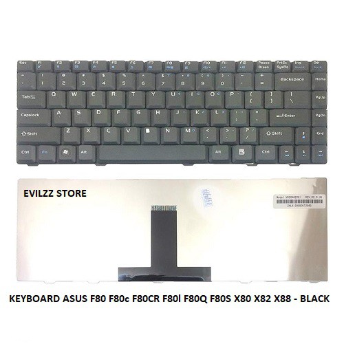 KEYBOARD KEYBORD KEYBOD KEIBOARD KIBORD KIBOT KEYPAD ASUS F80 F80c F80CR F80l F80Q F80S X80 X82 X88