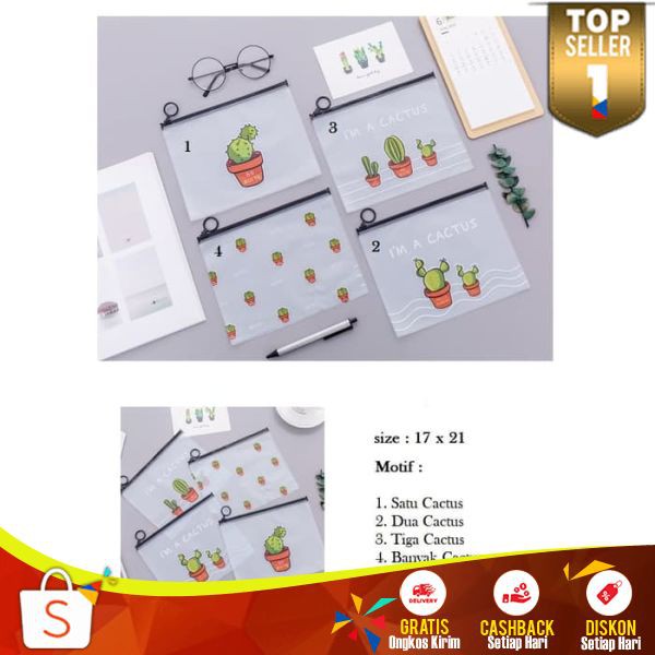 

Map File Folder MP08 Korean Castus PVC Transparant Stationery A5 File Folder Peralatan Kantor Murah