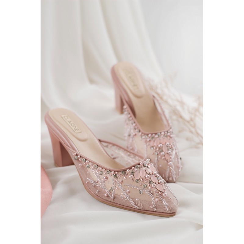 CLAIRINE - JULIA | ( READYSTOCK ) BEST SELLER Wedding Shoes, Pesta, Kondangan Hak 7cm