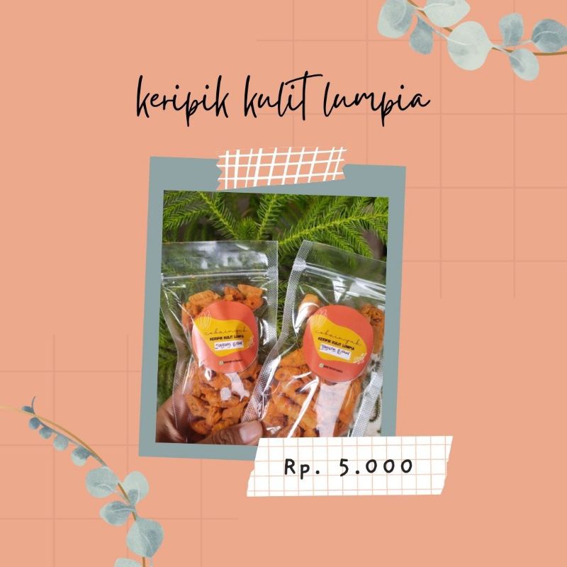 

keripikKulitLumpia/KuLpi/Cemilan/JagungBakar/Surabaya/Cemilankekinian