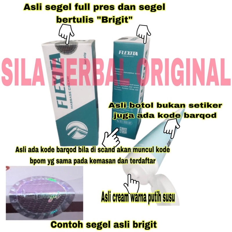 FLEXITA ASLI ORIGINAL OBAT CREAM SENDI AMAN BPOM