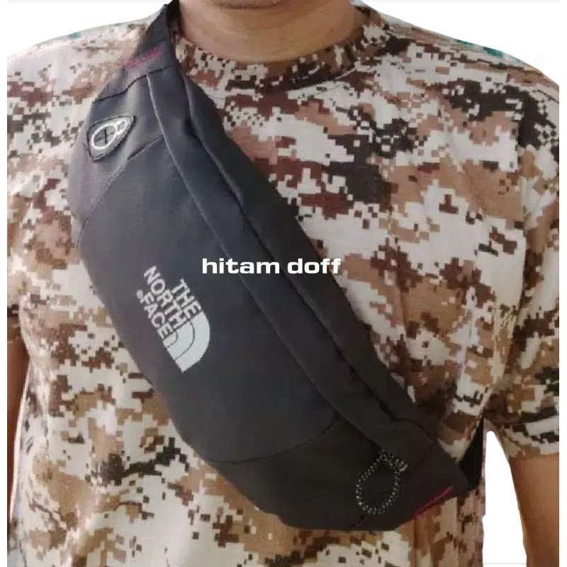 tas selempang pria waistbag tnf distro crossbody tas sepeda