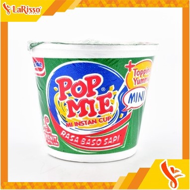 

POP MIE MINI MI INSTAN CUP RASA BASO SAPI 38GR