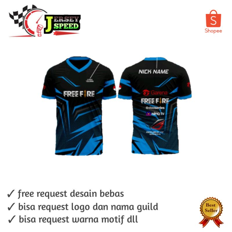 Jersey gaming costom full Printing