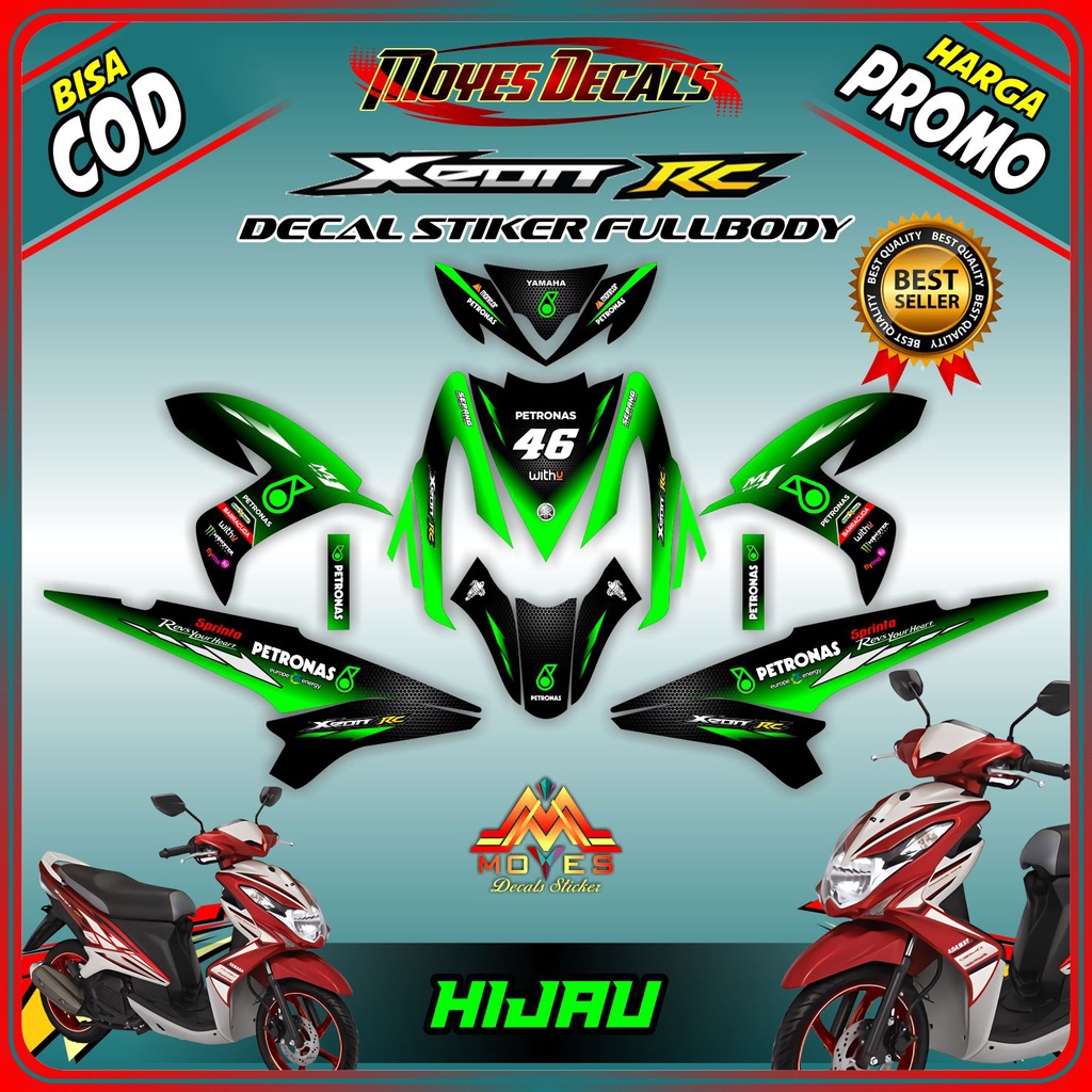 Decal stiker full body - decal stiker xeon rc Decal stiker motor xeon rc karbu Decal stiker motor xe