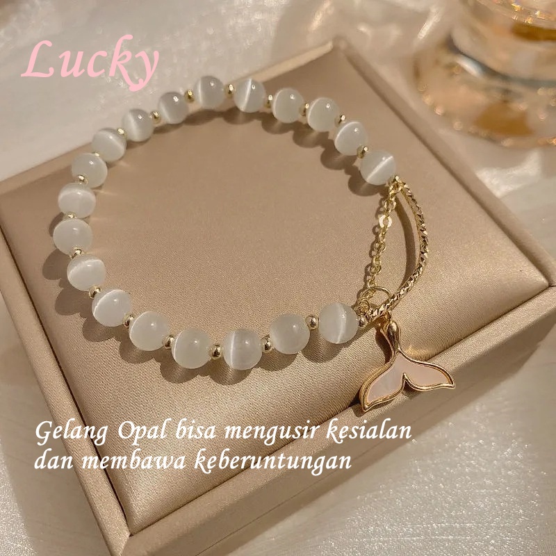 gelang opal -GOOD LUCKY gelang spesial Kemewahan ringan dan sederhana arctic deer