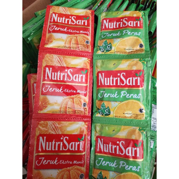 

Nutrisari All Varian Renceng 10sachet | Nutrisari | minuman segar