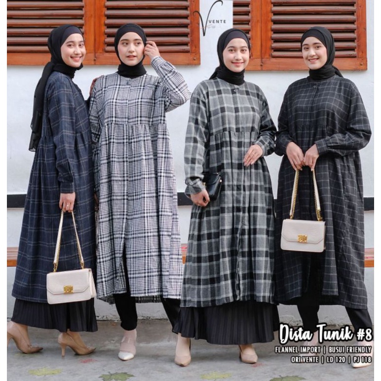 Dista Tunik (tunik flanel import)