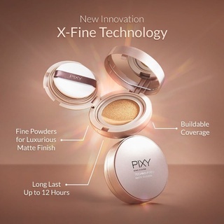 ixy Make It Glow Techno Fixed Matte Cushion - 15 gram