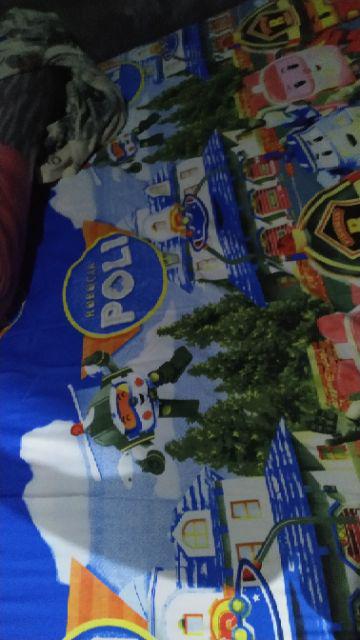 Sprei Motif Blue Roses