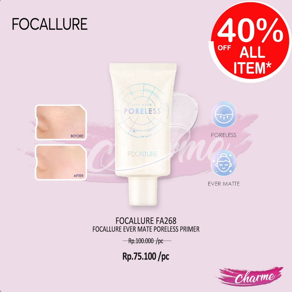 (READY &amp; ORI) Focallure Ever-Matte Poreless Primer FA 268 FA268