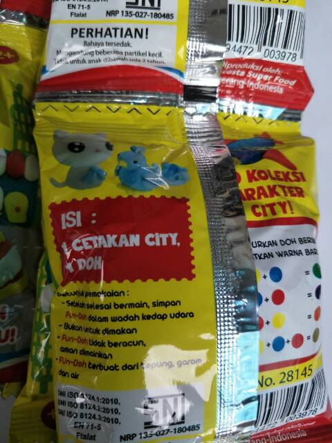 Fundoh Lilin Malam Mainan Seri City Plastisin Jadul Souvenir Ultah Anak Murah