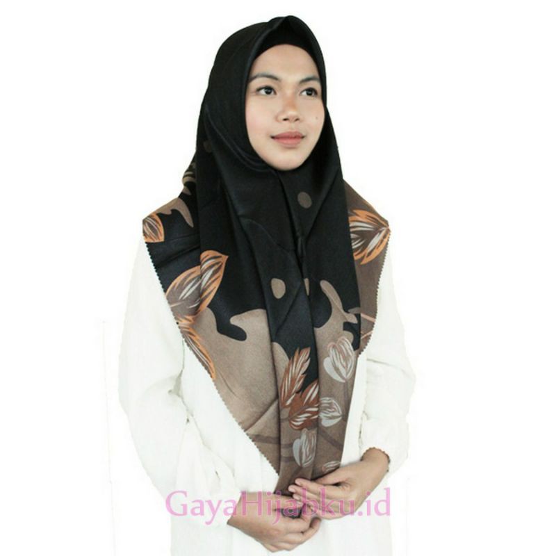 Jilbab Segiempat Glowing Luxe Sinar Motif/Jilbab Segiempat Laser Cutting