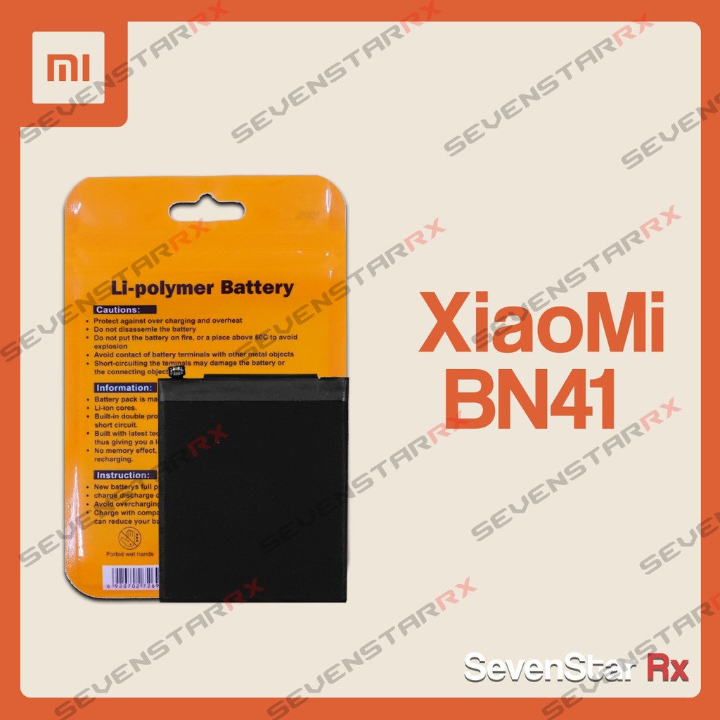 Batre Baterai Battery Xiaomi Redmi Note 4 Mediatek BN41-1