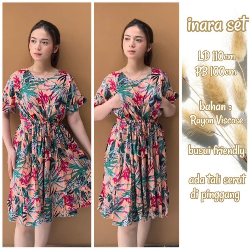 DASTER RAYON VISCOSE DRESS RAYON BUSUI FRIENDLY