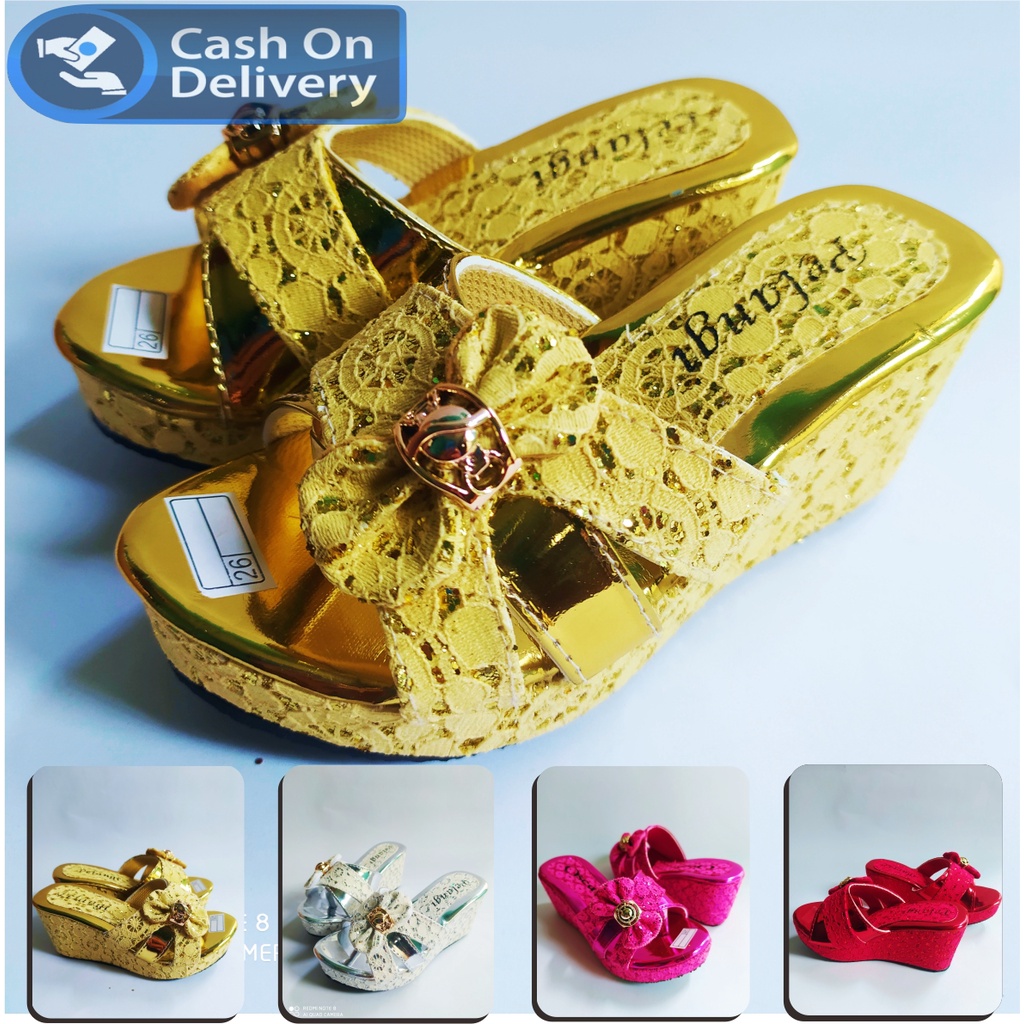 SANDAL ANAK WEDGES ANAK PEREMPUAN/SANDAL ANAK 5-10 TAHUN/ SANDAL ANAK TERBARU bisa cod