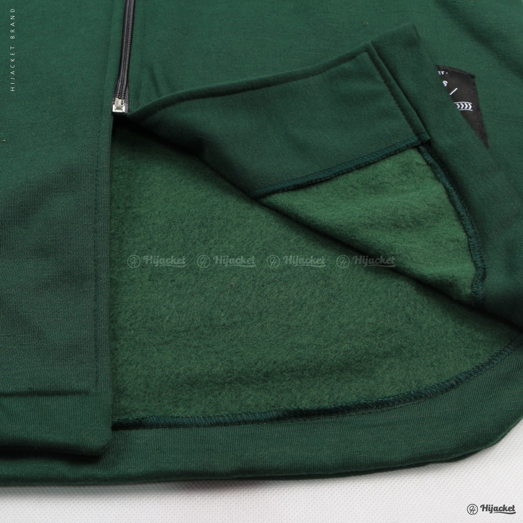 NEW hijacket elektra jaket wanita hoodie all varian warna GREEN L & XL-6