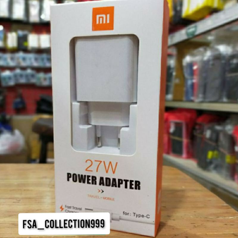 CHARGER XIAOMI TYPE-C 3A TURBO CHARGE 27W REDMI NOTE 9 PRO XIAOMI