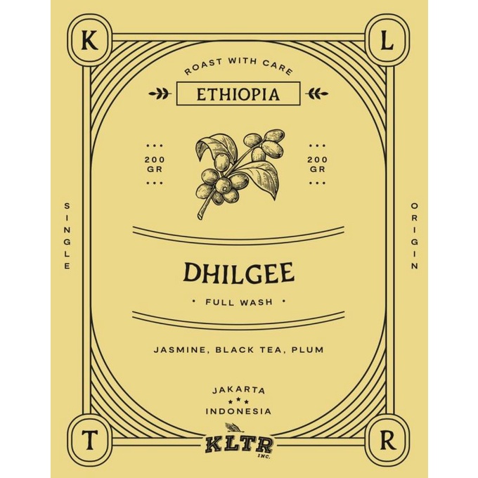 

Ethiopia Dhilgee Raro Full Wash - Filter 200 G